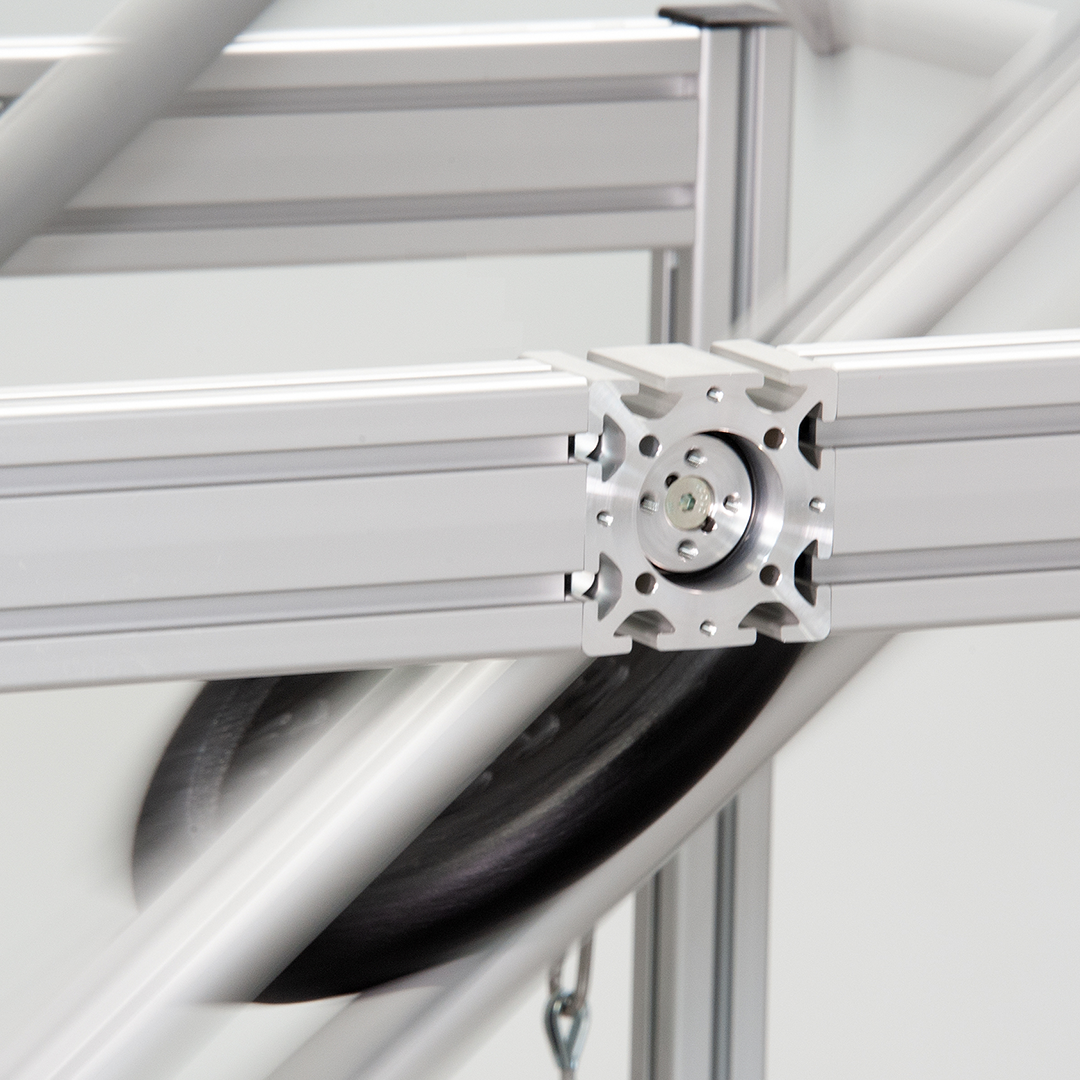 Open 258EN - Bearing Block 8 80x80-50 with Rotational Damper Sets 8Nm 4kt10